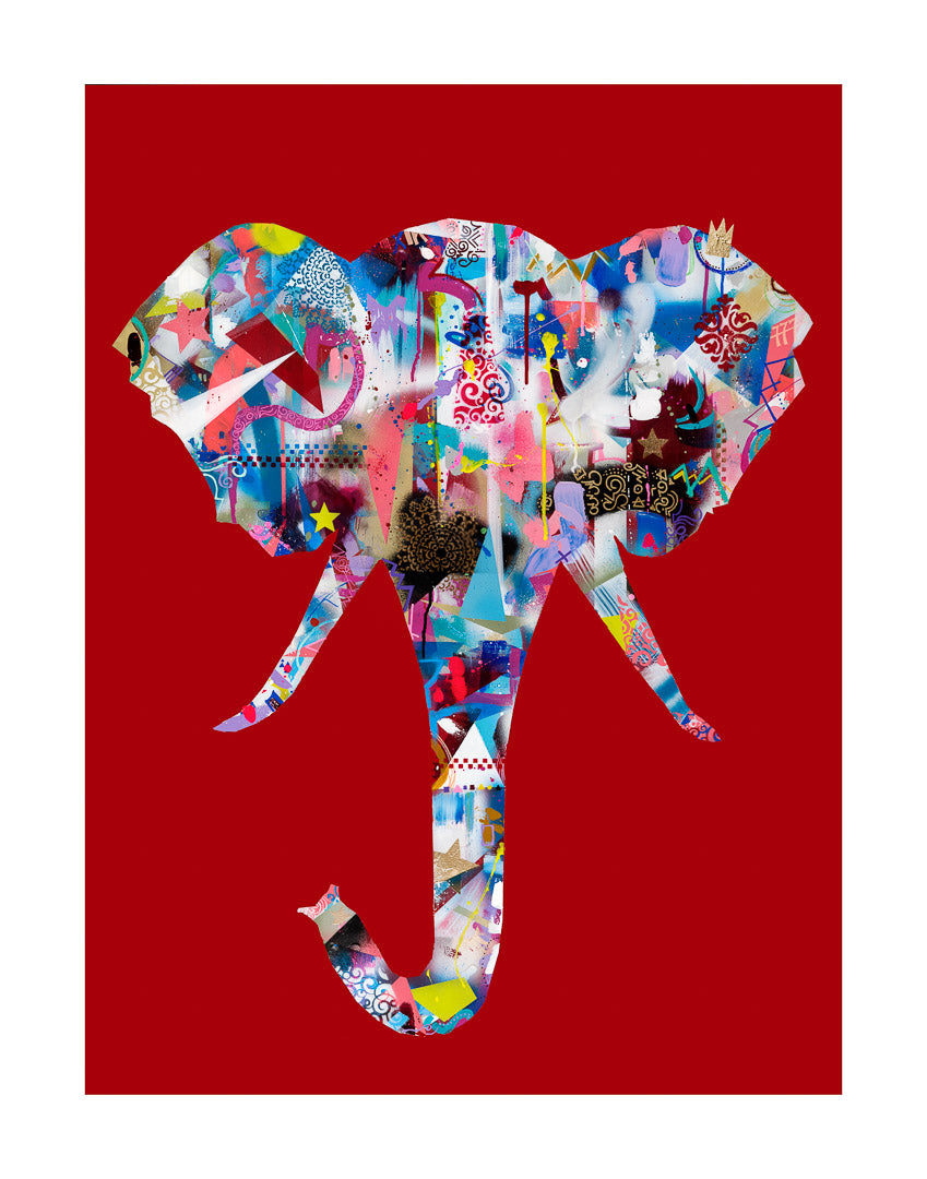 Red Elephant (prints)
