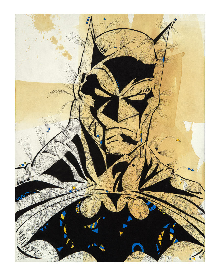 Blue Batman (original)16 x 20